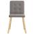 Scaune de sufragerie, 6 buc., gri taupe, material textil GartenMobel Dekor