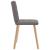 Scaune de sufragerie, 6 buc., gri taupe, material textil GartenMobel Dekor