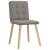 Scaune de sufragerie, 6 buc., gri taupe, material textil GartenMobel Dekor