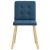 Scaune de sufragerie, 6 buc., albastru, material textil GartenMobel Dekor