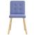 Scaune de sufragerie 6 buc țesătură Jeans Blue GartenMobel Dekor