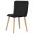 Scaune de sufragerie 6 buc. negru material textil GartenMobel Dekor