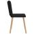 Scaune de sufragerie 6 buc. negru material textil GartenMobel Dekor