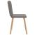 Scaune de sufragerie, 6 buc., gri taupe, material textil GartenMobel Dekor
