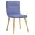 Scaune de sufragerie 6 buc țesătură Jeans Blue GartenMobel Dekor