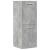 Set mobilier de baie, 4 piese, gri beton, lemn compozit GartenMobel Dekor