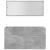 Set mobilier de baie, 5 piese, gri beton, lemn prelucrat GartenMobel Dekor