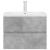 Set mobilier de baie, 2 piese, gri beton, lemn compozit GartenMobel Dekor