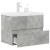 Set mobilier de baie, 2 piese, gri beton, lemn compozit GartenMobel Dekor