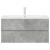 Set mobilier de baie, 2 piese, gri beton, lemn compozit GartenMobel Dekor
