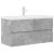 Set mobilier de baie, 2 piese, gri beton, lemn compozit GartenMobel Dekor