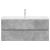 Set mobilier de baie, 2 piese, gri beton, lemn compozit GartenMobel Dekor