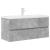 Set mobilier de baie, 2 piese, gri beton, lemn compozit GartenMobel Dekor