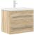 Set mobilier de baie, 2 piese, stejar sonoma, lemn prelucrat GartenMobel Dekor