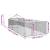 Canisa de exterior cu alergare 7x2x1,5 m otel galvanizat GartenMobel Dekor