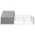 Canisa de exterior cu alergare 6x3x1,9 m otel galvanizat GartenMobel Dekor