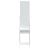 Oglindă de sine stătătoare cu LED, alb, 34x37x146 cm GartenMobel Dekor