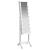 Oglindă de sine stătătoare cu LED, alb, 34x37x146 cm GartenMobel Dekor