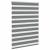 Jaluzea tip zebra gri închis lățime țesătură 100,9 cm poliester GartenMobel Dekor