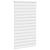 Jaluzea tip zebra alb lățime țesătură 125,9 cm poliester GartenMobel Dekor