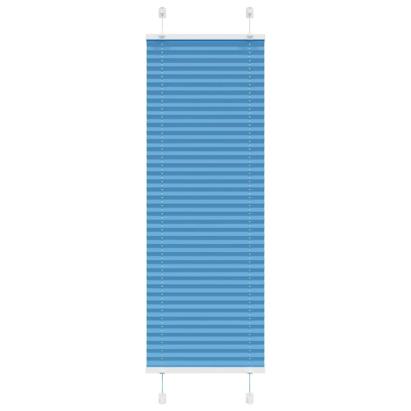 Jaluză plisată albastru 45x100 cm Lățime țesătură 44,4 cm GartenMobel Dekor