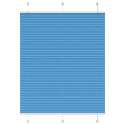 Jaluză plisată albastru 110x100 cm Lățime țesătură 109,4 cm GartenMobel Dekor