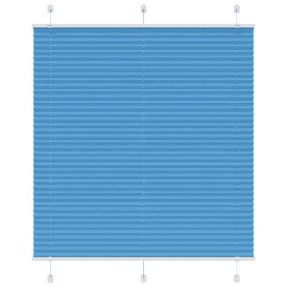 Jaluză plisată Albastru 120x100 cm Lățime țesătură 119,4 cm GartenMobel Dekor