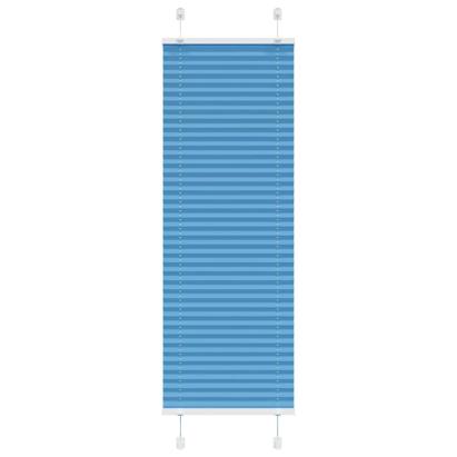 Jaluză plisată Albastru 40x150 cm Lățime țesătură 39,4 cm GartenMobel Dekor