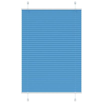 Jaluză plisată Albastru 100x150 cm Lățime țesătură 99,4 cm GartenMobel Dekor