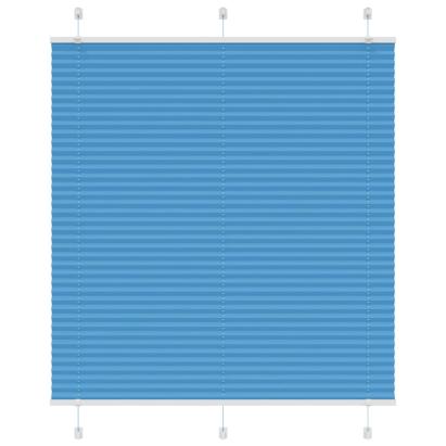 Jaluză plisată Albastru 115x150 cm Lățime țesătură 114,4 cm GartenMobel Dekor
