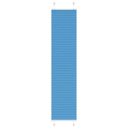 Jaluză plisată Albastru 40x200 cm Lățime țesătură 39,4 cm GartenMobel Dekor