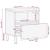 Noptiera maro 40x33x46 cm lemn masiv de mango GartenMobel Dekor