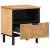 Noptiere 2 buc Maro 40x33x46 cm Lemn masiv Mango GartenMobel Dekor