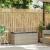Bancă de grădină cu pernă Gri deschis 110x40x44 cm Poly Ratan GartenMobel Dekor
