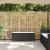 Bancă de grădină cu pernă neagră 110x30x40,5 cm Poly Rattan GartenMobel Dekor