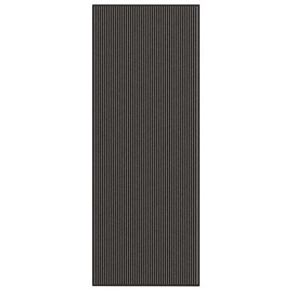 Covoraș Dună Neagră și Gri 115x300 cm GartenMobel Dekor