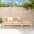 Set mobilier de grădină, 3 piese, lemn masiv de pin GartenMobel Dekor