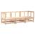 Set mobilier de grădină, 3 piese, lemn masiv de pin GartenMobel Dekor