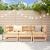Set mobilier de grădină, 3 piese, lemn masiv de pin GartenMobel Dekor