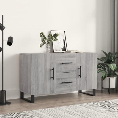Dulap, gri sonoma, 100x36x60 cm, lemn compozit GartenMobel Dekor