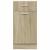 Dulap inferior cu sertar, stejar Sonoma, 40 x 46 x 81,5 cm, PAL GartenMobel Dekor