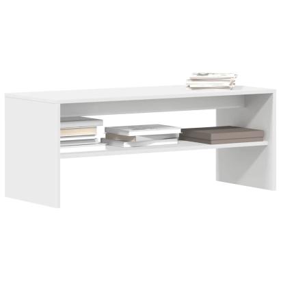 Comodă TV, alb, 100 x 40 x 40 cm, PAL GartenMobel Dekor