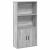 Bibliotecă, gri sonoma, 60x24x120 cm, lemn prelucrat GartenMobel Dekor