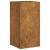 Jardinieră Rusty 40x40x80 cm Oțel pentru intemperii GartenMobel Dekor