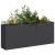Jardinier negru 200x40x80 cm Oțel laminat la rece GartenMobel Dekor