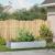 Jardinieră 200x80x40 cm oțel galvanizat GartenMobel Dekor