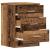Noptiera din lemn vechi 38x35x55 cm lemn prelucrat GartenMobel Dekor