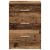 Noptiere, 2 buc., lemn vechi, 38x35x55 cm, lemn prelucrat GartenMobel Dekor