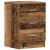 Noptiere, 2 buc., lemn vechi, 38x35x55 cm, lemn prelucrat GartenMobel Dekor