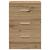 Noptiere, 2 buc., stejar artizanal, 38x35x55 cm, lemn prelucrat GartenMobel Dekor